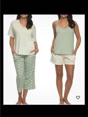 NWT Felina 100% Cotton Women’s 4 Pieces PJ Set  Size M